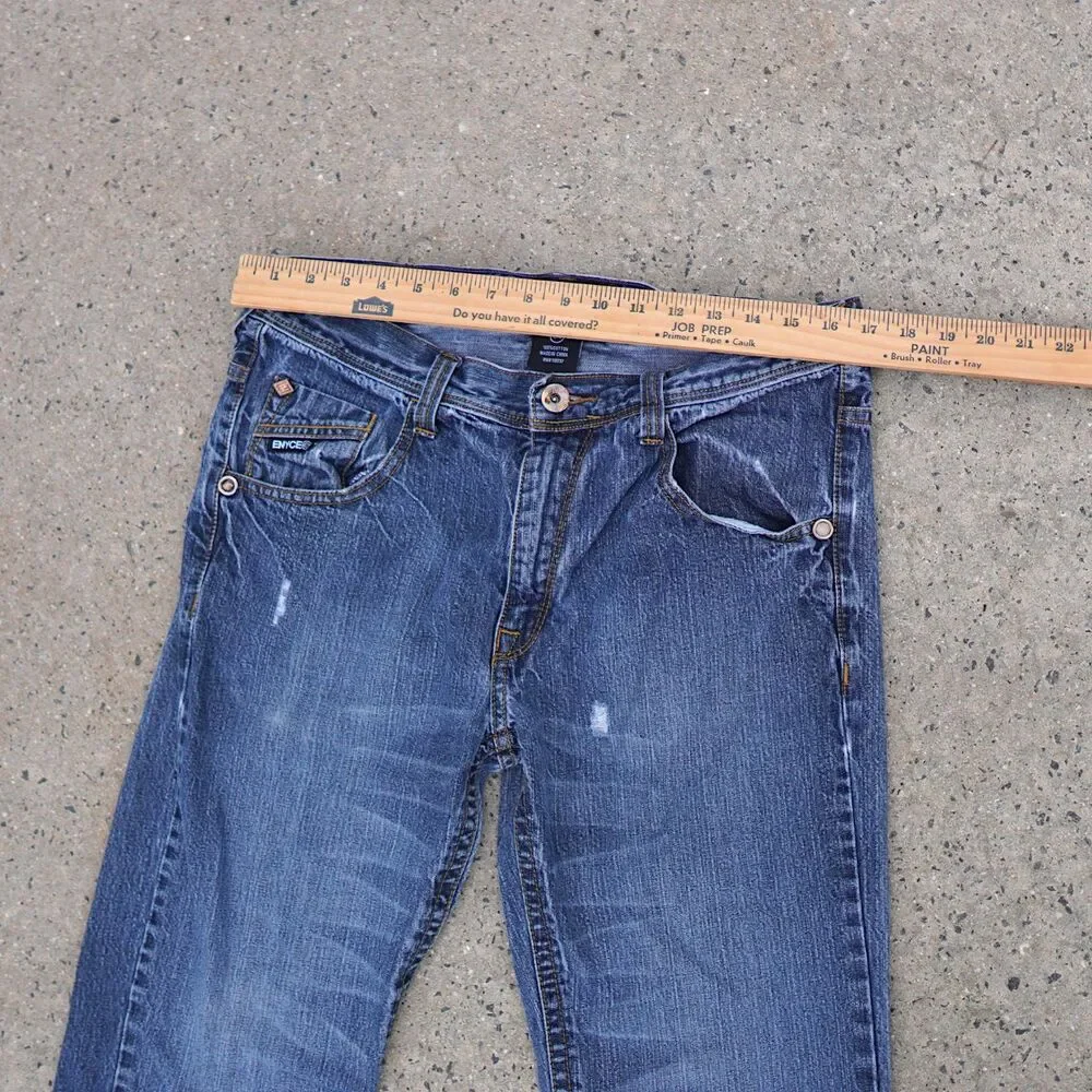 Vintage Y2K Enyce Jeans Size 34 Low Rise Relaxed Fit 100% Cotton Denim Hip Hop